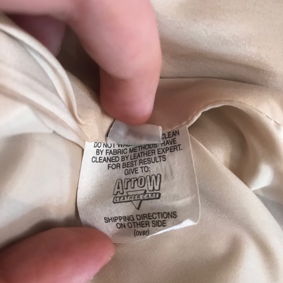 Carina New York cream leather jacket - Picture 7 of 15